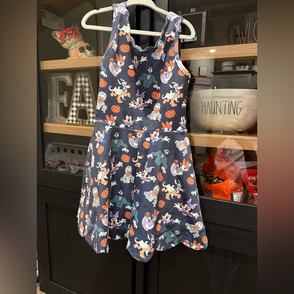 Shop The Magic Box Disney Halloween Themed Sleeveless Dress. 5t/6t.